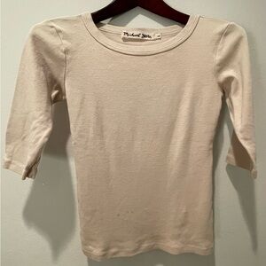 Michael Stars Dot 3/4 sleeve T-shirt